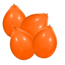 Ballons globos 100 pièces orange